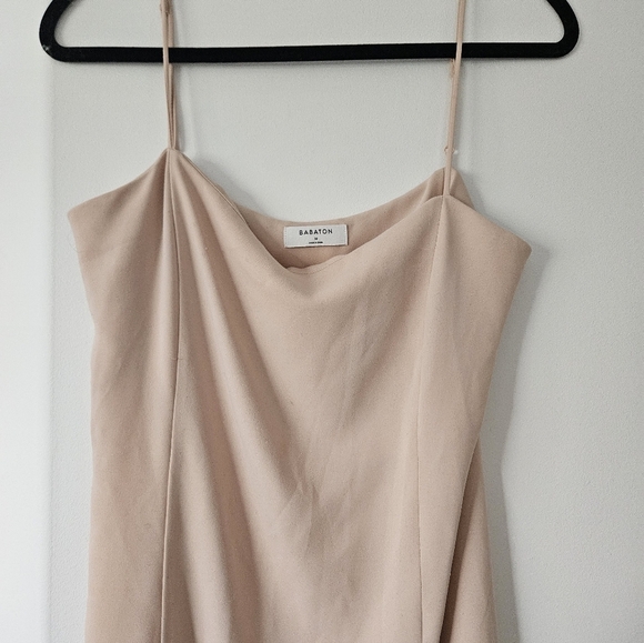 Aritzia Babaton Light Pink Slip Dress 8 - Picture 3 of 4